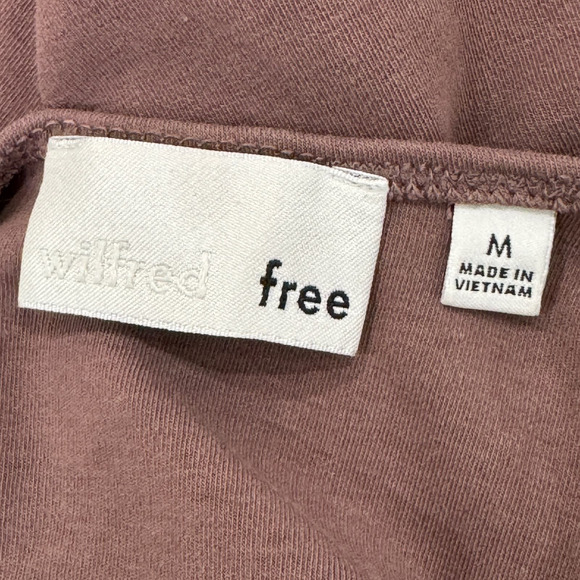ARITZIA Wilfred Free Georgianna Bodysuit Size M Brownish Mauve Rose MSRP$50 - Picture 5 of 8